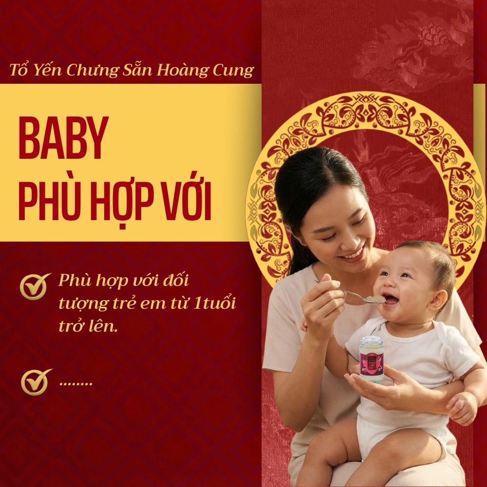 TỔ YẾN CHƯNG SẴN HOÀNG CUNG BABY (Hộp lẻ)