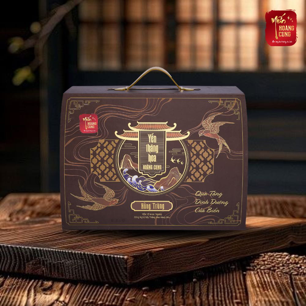 Hộp Quà Yến Thăng Hoa Hoàng Cung Hồng Trùng