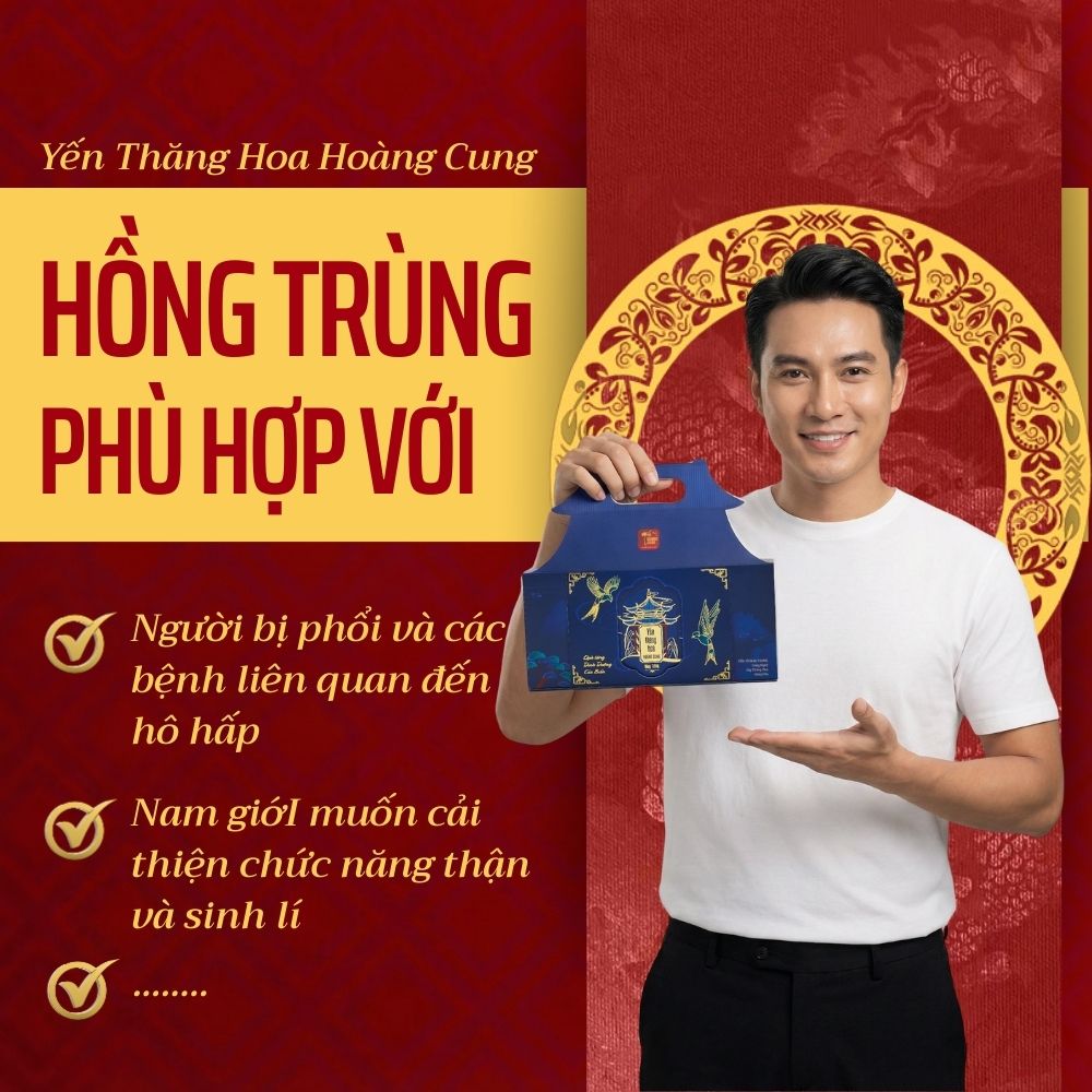 Hộp Quà Yến Thăng Hoa Hoàng Cung Hồng Trùng